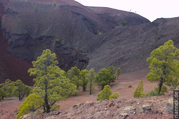 Krater am Volcán Martin (Eruption 1646)