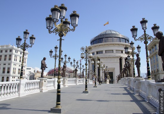 Pseudoaltstadt in Skopje