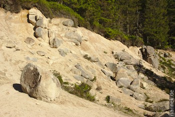 Wollsackverwitterung, Granit, Harz