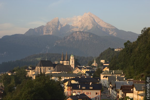 Der Watzmann über Berchtesgaden