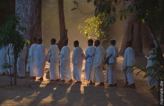 Einmal im Jahr findet hier ein Treffen buddhistischer Mönche und Nonnen statt