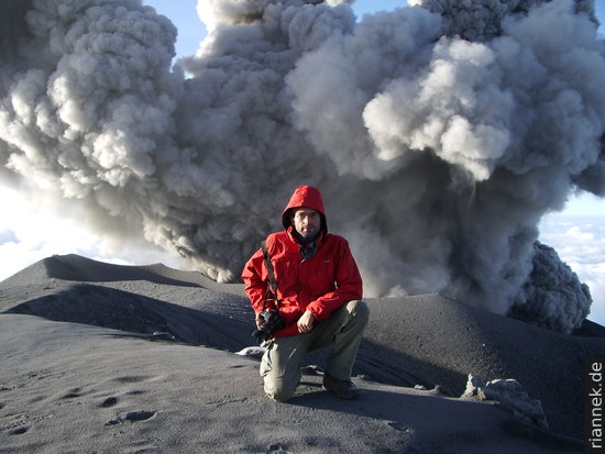 Ascheneruption am Semeru