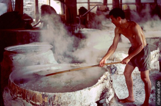 Historic salt production in Zigong