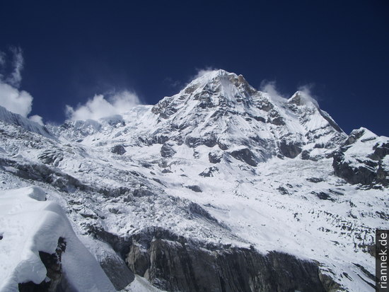 Annapurna South vom Base Camp