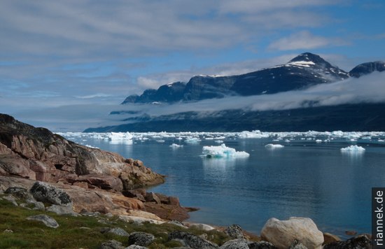 Fjord in Grönland