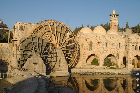 Water wheels in Hama