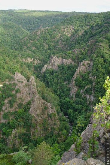 Das Bodetal von der Rosstrappe