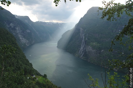 Skageflå on Geirangerfjord