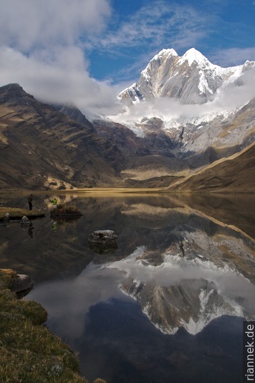 Laguna Mitucocha und Nevado Jirishanca (Peru)