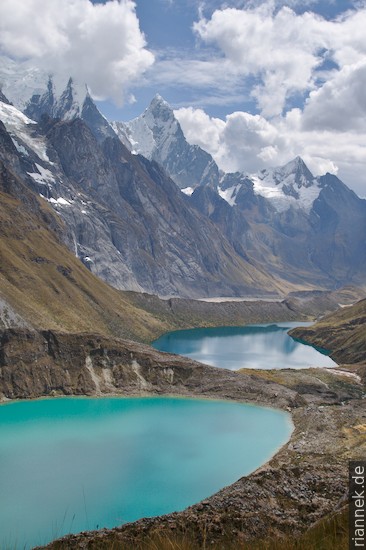 Laguna Quesillococha, Laguna Siula und Laguna Gangrajanca