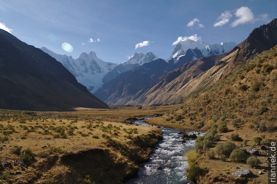 Jirishanca and Rondoy near Jahuacocha