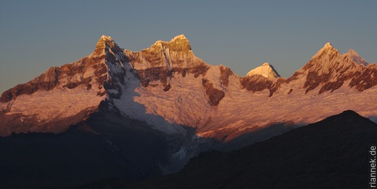 Chacraraju from Alto de Pucaraju