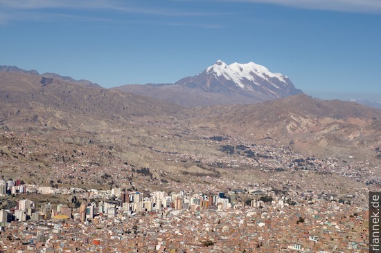 La Paz und Illimani
