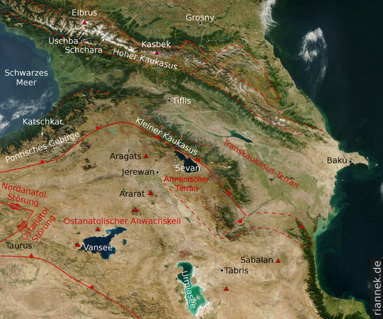 Geologie des Kaukasus