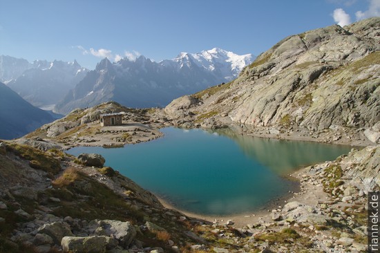 Lac Blanc and Mont Blanc