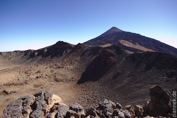 Krater of Pico Viejo with Teide