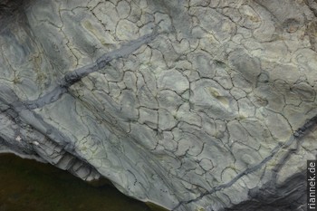 Pillow lavas in the Barranco de las Angustias