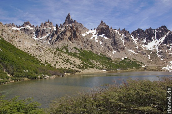 Pico Catedral vom Refugio Frey