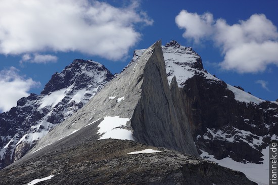 Cerro Aleta de Tiburón, Valle del Frances