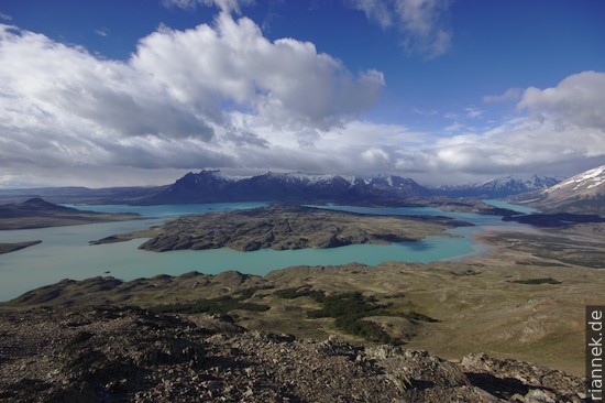 Lago Belgrano from Cerro Leon