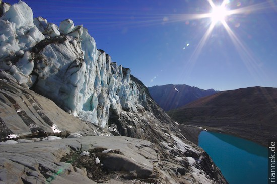 Hanging glacier at Cerro Castillo