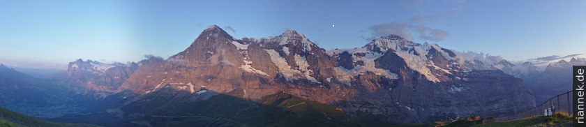 Eiger, Mönch und Jungfrau vom Lauberhorn