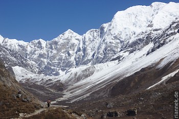 Langtang valley near Langshisa Kharka