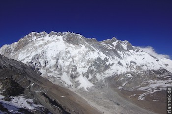 Nuptse and Lhotse from Chhukhung Ri