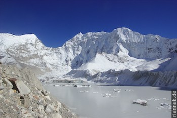 Klimawandel: der See Imja Tsho ist nur ein halbes Jahrhundert alt