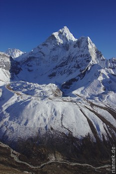 Ama Dablam vom Nangkar Tshang