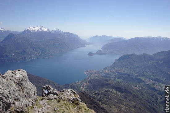 Lake Como from Monte Grona