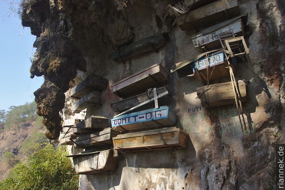 Hanging coffins in Sagada