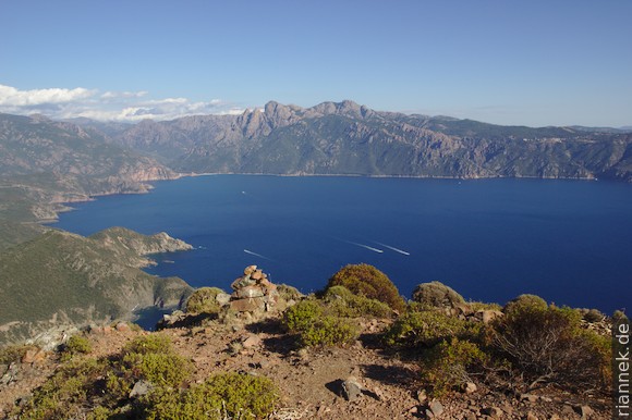 Gulf of Porto from Monte Senino