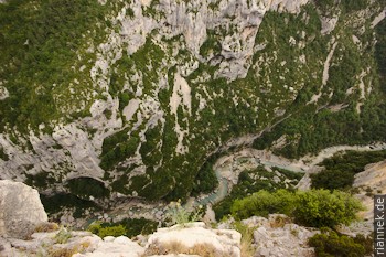 Verdonschlucht: Couloir Samson von der Route des Crêtes