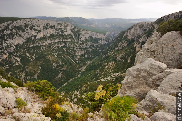 Verdonschlucht von der Route des Crêtes