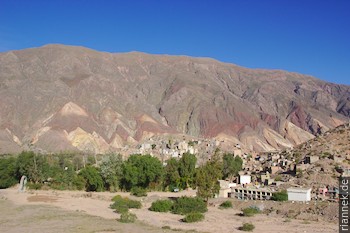 Paleta del Pintor und der Friedhof von Maimara, Quebrada de Humahuaca