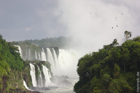 Iguazu (brasilianische Fälle von der argentinischen Seite)