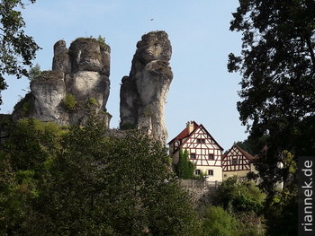 Karsttürme in Tüchersfeld