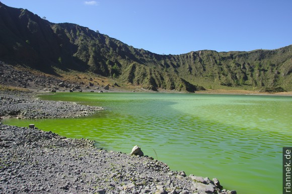 Crater lake of El Chichón