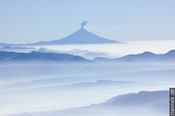 Popocatépetl from Nevado de Toluca