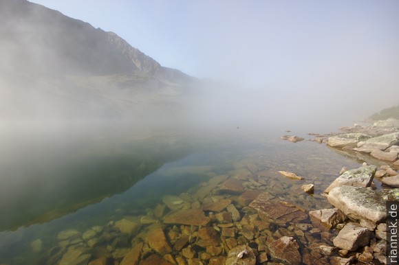 Lake Przedni Staw Polski near Five Lakes Hut (High Tatras)