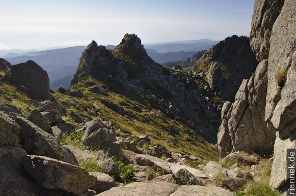 GR20 zwischen Refuge de Prati und Refuge d'Usciolu