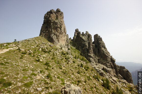 On the alpine variant through the Bavella