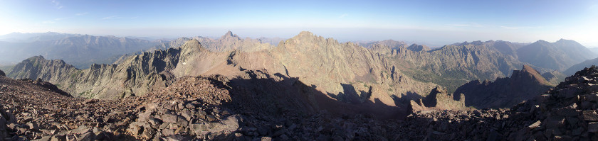 Panorama an der Pointe Eboulis