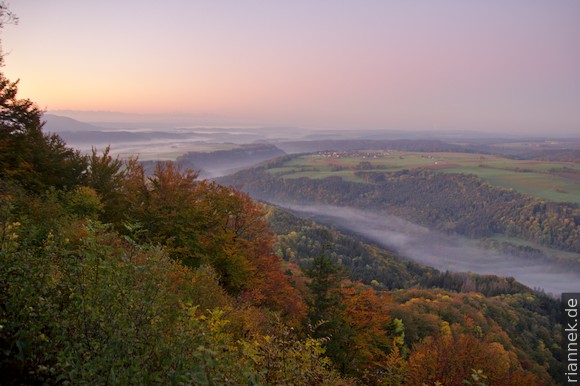 View from Buchberg on the Wutachflühen