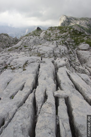 Karren an der Zasavska koča