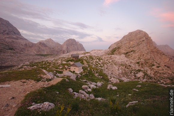 Zasavska koča, Morgenlicht