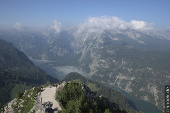 Blick vom Jenner auf Königssee und Watzmann