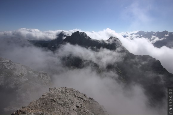 View from Westliche Karwendelspitze